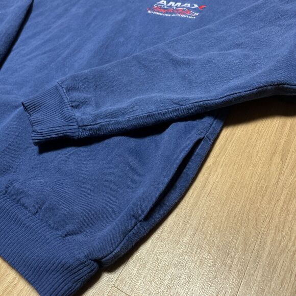 Vintage Amax Indy Car Sweater Men's Small Pullover Pocket Drawstring - Picture 4 of 6